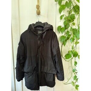 HAWKE & co men’s size small black winter jacket